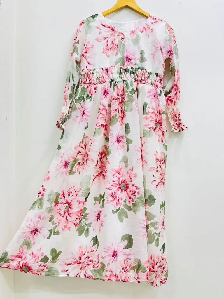 Printed Chiffon frock