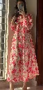 FLORAL Swiss lawn dress