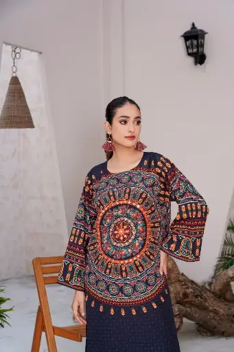 2 pcs Stitched Linen