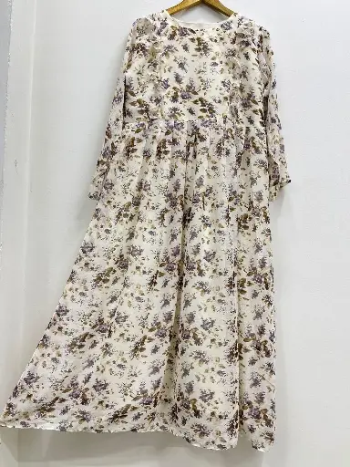 Printed Chiffon Frock